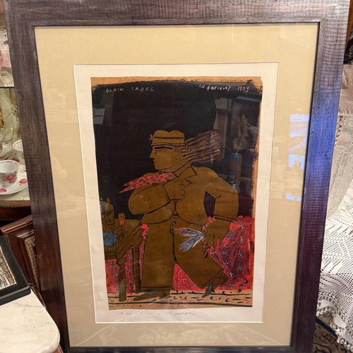 A. Fasianos silk screen print like new