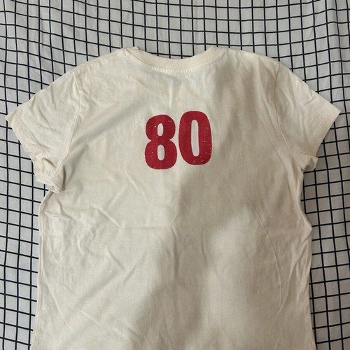 Zara t shirt women’s beige used with visible stain