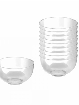 Μπωλάκια πλαστικά νέα, 12 τεμαχίων 7cm, σειρά Use & Reuse Goldplast