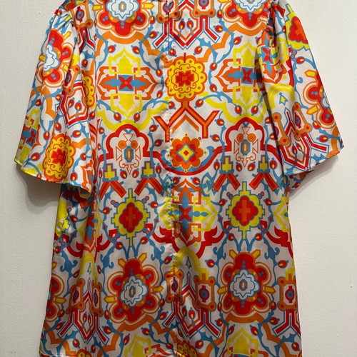 Matis Fashion satin blouse new, multicolor, size 2XL