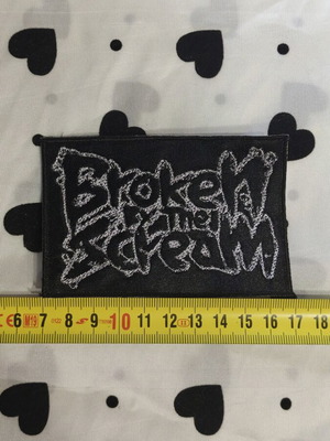Broken by the Scream logo patch