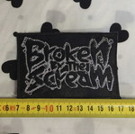 Broken by the Scream logo patch