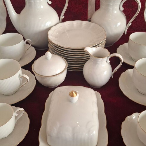 Kaiser West Germany Romantica Porcelain Tea Coffee Cake Set for 12, new