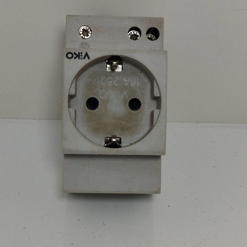 VIKO Schuko Rail Socket 250V 16A used