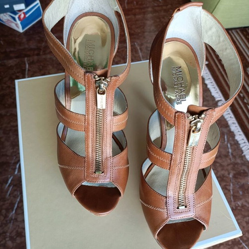 Michael Kors high-heeled platform boots size 40 used, brown