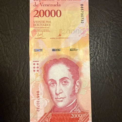 Venezuelan 20000 Bolívares banknote new