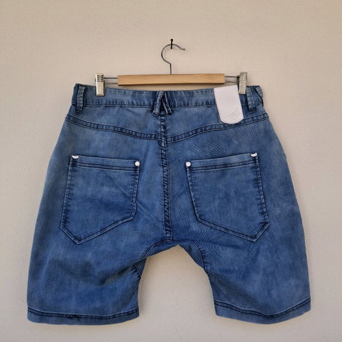 Rutme denim shorts size M like new, blue