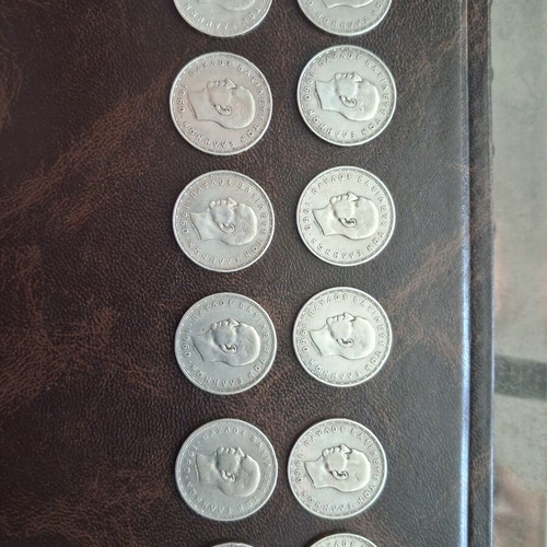 Silver coins used, set of 12 from 1960 Greece