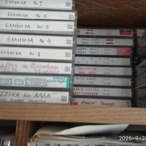 Audio cassette tapes used, pack with foreign music, rewritable