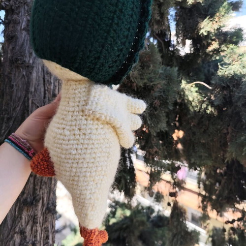 Giant chicken new in vintage colors decorative 60cm