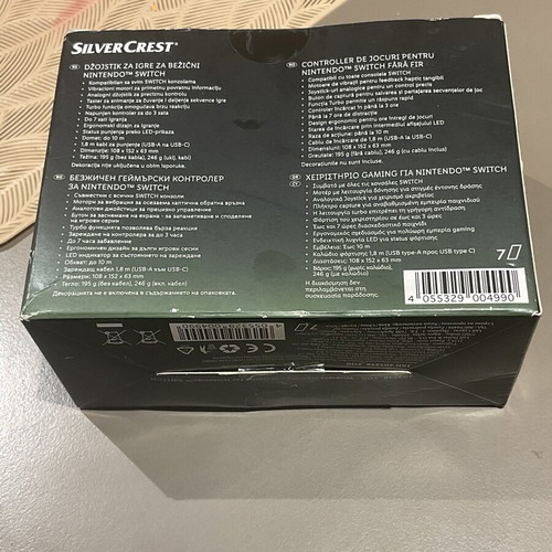 SilverCrest wireless gaming controller for Nintendo Switch, new in box