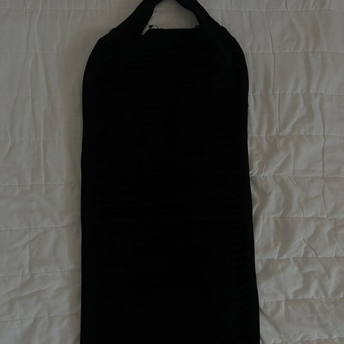 Zara black mini dress like new, bandage style, elastic fit