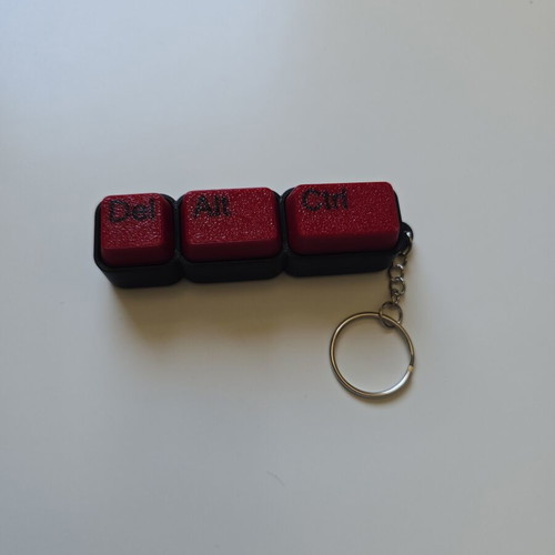 3D Printed Antistress Clicker Keychain like new