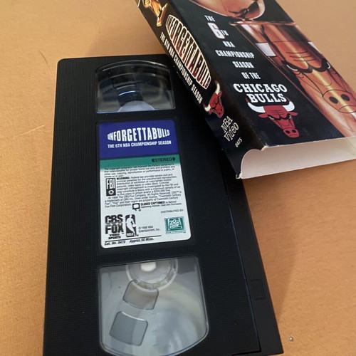 Unforgettabulls 6th NBA Championship Season Chicago Bulls VHS like new