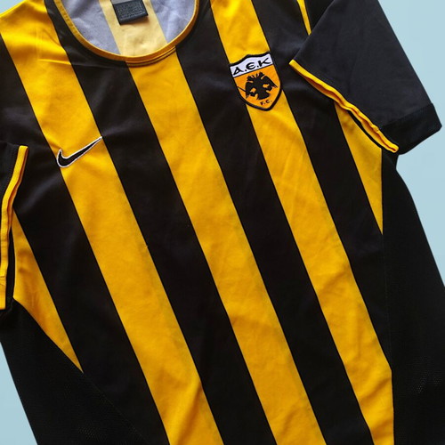 AEK Athens Nike 2003-2004 Okkas 9 Home Shirt Medium like new