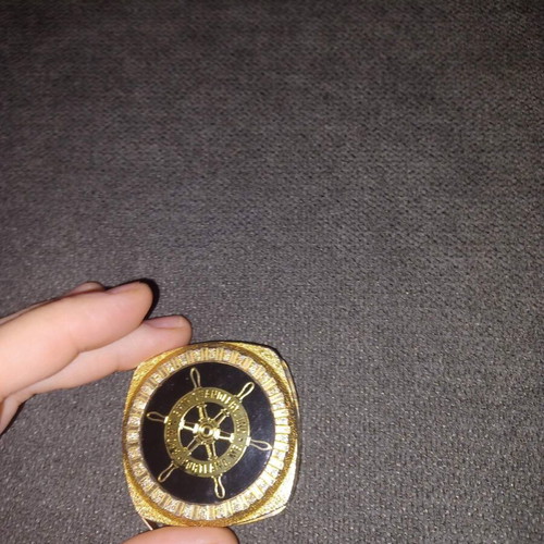 Inch tape measure gold plated like new