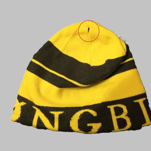 Billabong reversible hat like new, red and yellow, size L