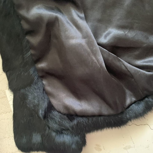 Bolero fur new, very soft, black, size XL