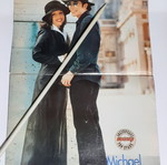 Authentic old posters Michael Jackson, Jennie Garth, Tom Cruise used, pack of 3