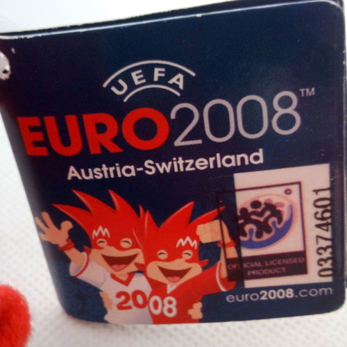 Plush Euro 2008 Uefa Cup Mascot new, height 27 cm