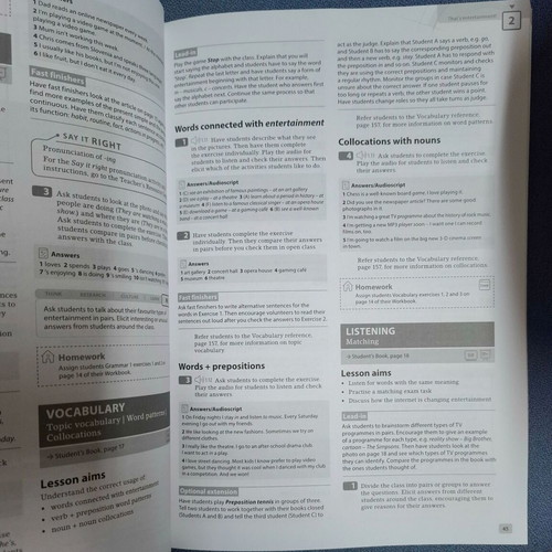 Optimise A2 Key for Schools Teacher's Book like new, updated for new exam