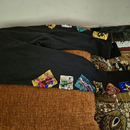 Kookai Leggings with Beads like new, multicolor