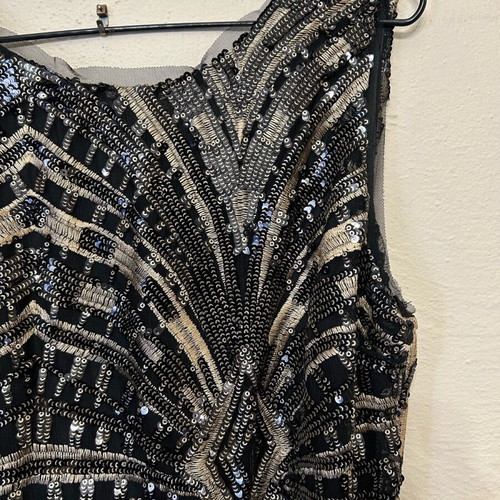 Zara cocktail dress like new with sequins multicolor size M
