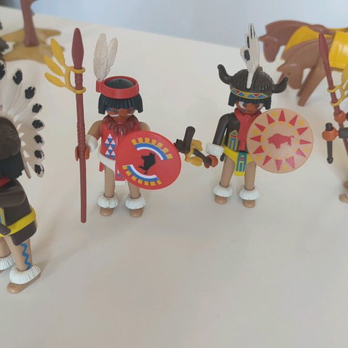 Playmobil Western Indians large set like new with accessories