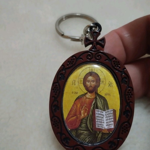 Keychain image new with Virgin Mary and Christ