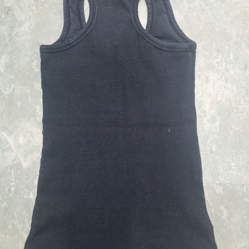 Black tank top with crystals used, small size XS