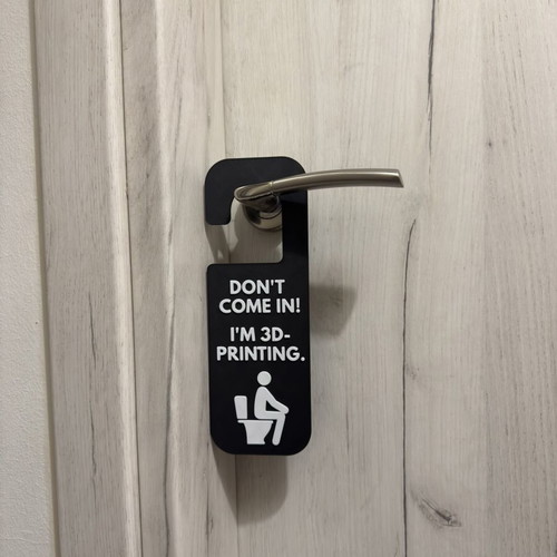 Bathroom door decoration new