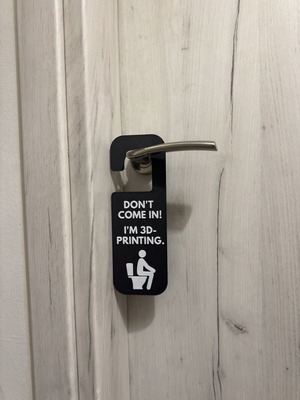 Bathroom door decoration new