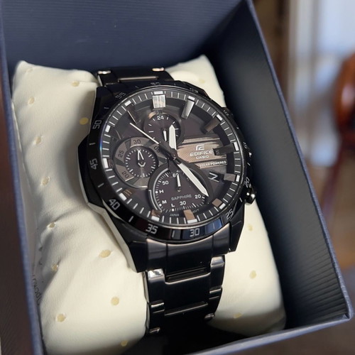 Casio Edifice Solar 220143-EFS-s620 used black watch