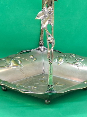 Καλάθι WMF Art Nouveau με επικάλυψη ασημιού μεταχειρισμένο
