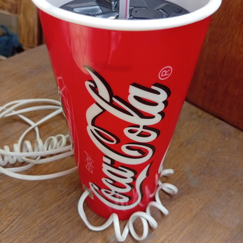 Coca Cola Landline Phone used retro collectible