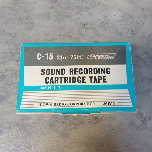 Crown CRC Promo Demonstration Tape 1980s like new, made in Japan