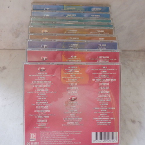 Millennium Hits 1950-1998 double CD pack of 9 used, pop