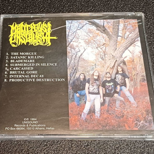 Malicious Onslaught Brutal Gore CD used, death/thrash metal
