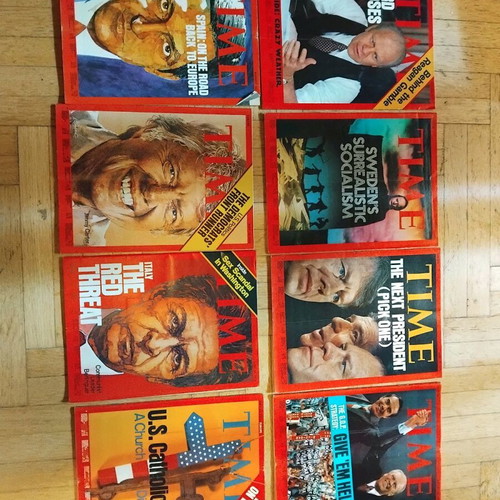 Time Magazine collectible 10 issues like new 1976