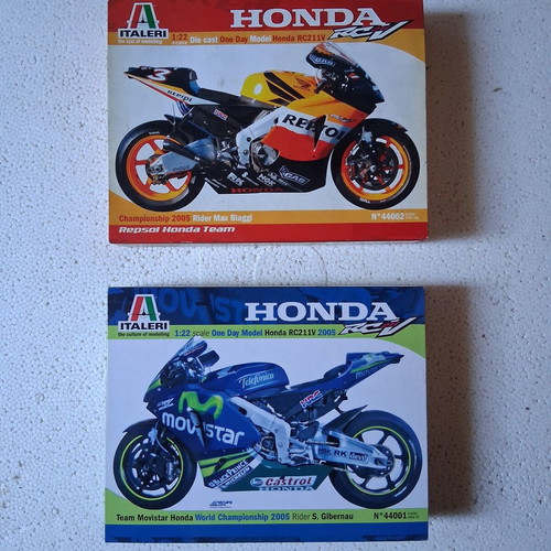 Italeri Honda Motorcycle Model New 2 Kit Pack