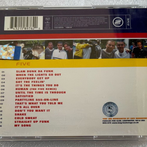 Five Self Titled Album CD used, pop