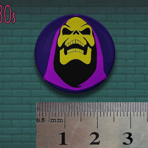 80's Cartoon Pins new, pack of 9 pieces 2.5cm