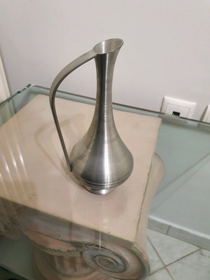 Metal container used with small dent, made in Germany