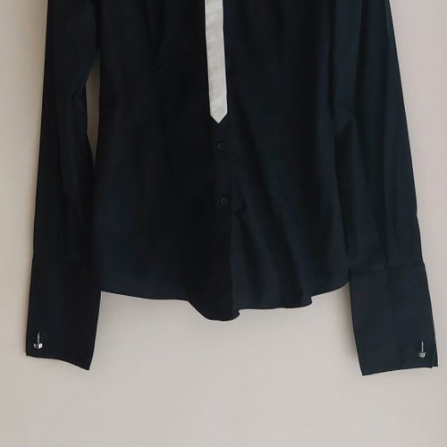Just Cavalli shirt used, black, with cufflinks, XXL size