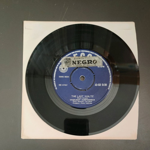 Engelbert Humperdinck The Last Waltz / That Promise 7" used, pop