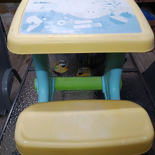 Kids Desk Set Table and Chair made of durable plastic