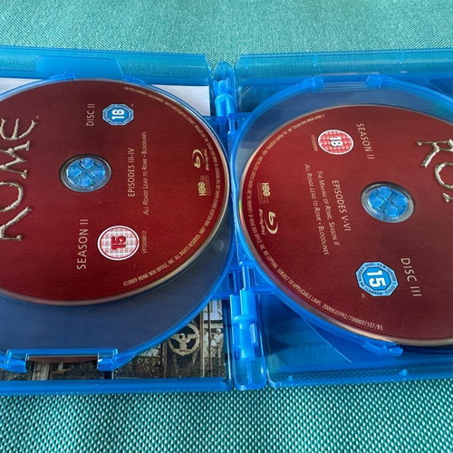 Rome Blu-Ray like new with Greek subtitles, complete seasons