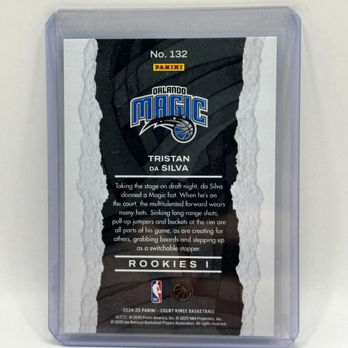 Panini Court Kings Tristan Da Silva Rookies Level 1 Magic Rc #132 card new