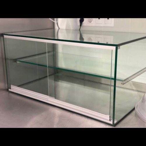 Display showcase with thick double glass new