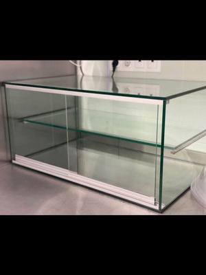 Display showcase with thick double glass new